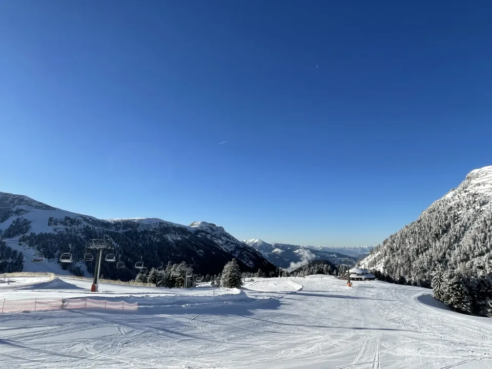 Piste e impianti all'Alpe di Pampeago