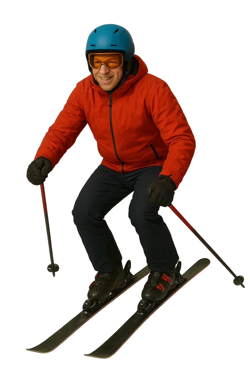 Sciatore in salto